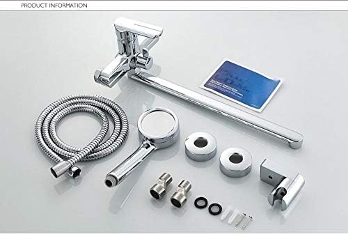 Bathtub Faucet Brass Chrome Wall Mounted Bathtub Shower Mixer Tap Hot And Cold Water Faucet Bath Bathtub Faucets