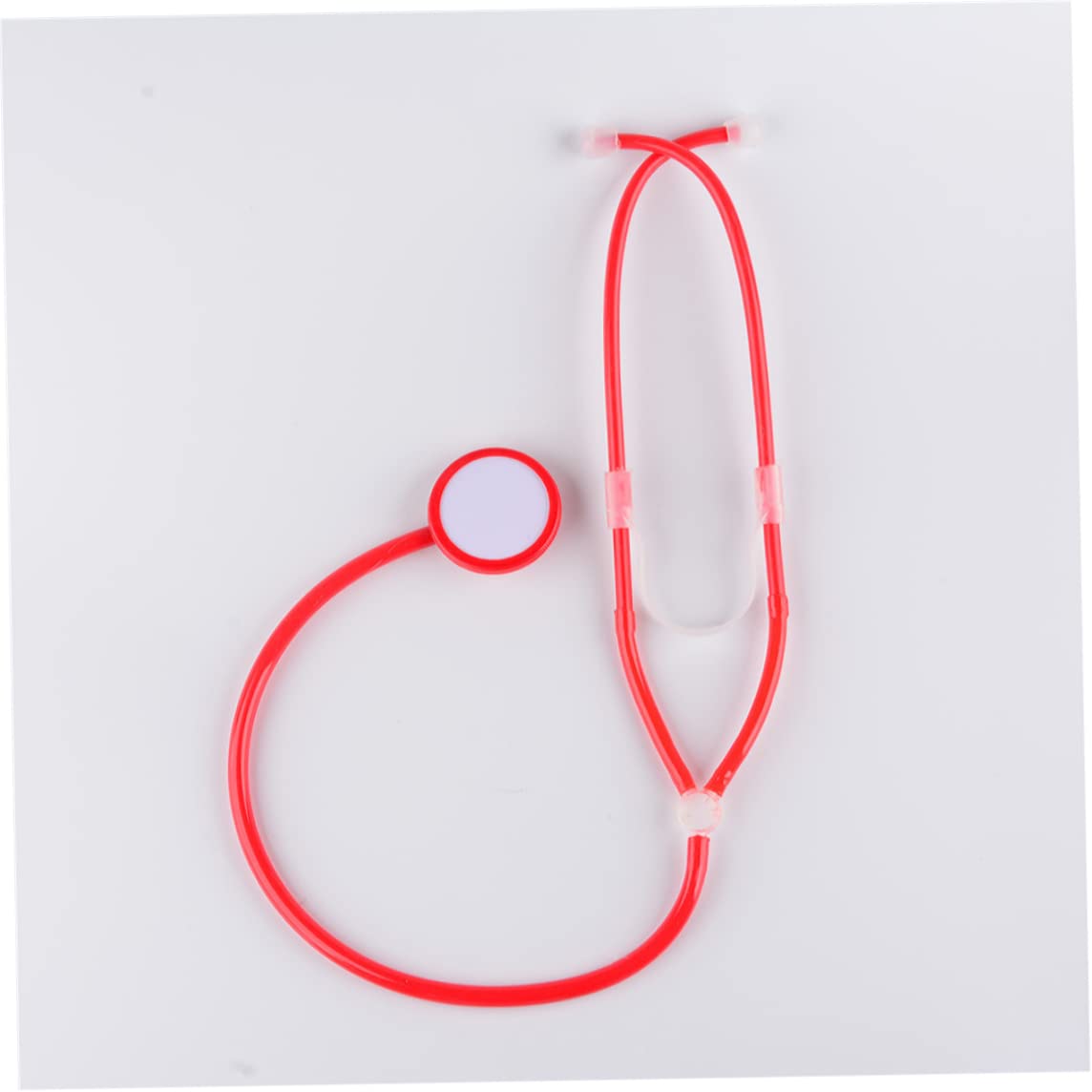 Muzrunq Nurse Stethoscope Toy Halloween Role Play Cosplay Costume Props Adults Nurse Accessories Halloween Party Supplies Red 1 Pack.