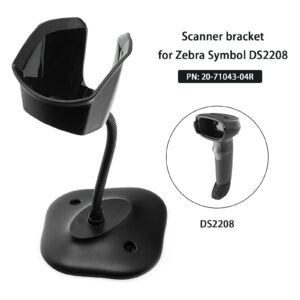 Generic 20-71043-04R Universal Gooseneck Stand for Zebra DS2208 DS4308 DS4608 DS8108 DS2278 Barcode Scanners - Hands Free Bar-Code Reader Cradle Holder