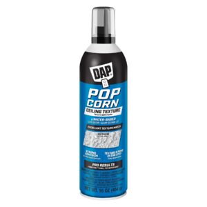 dap 7079850035 spray popcorn water based ceiling texture quick repair, white