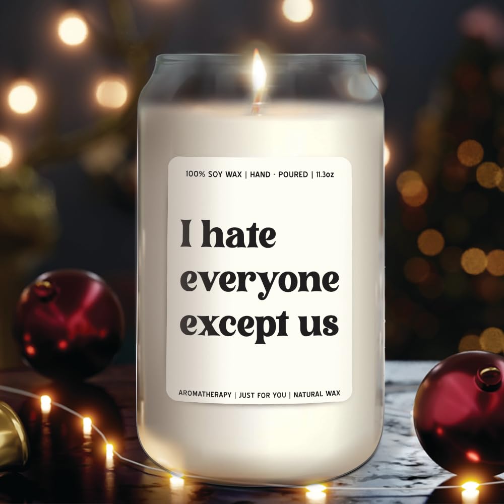 NewEleven Christmas Gifts for Women Friendship - Funny Gifts for Friends Female - Unique Friendship Gifts for Women, Friend, Female, Bestie, BFF, Soul Sister, Work Bestie - Candle