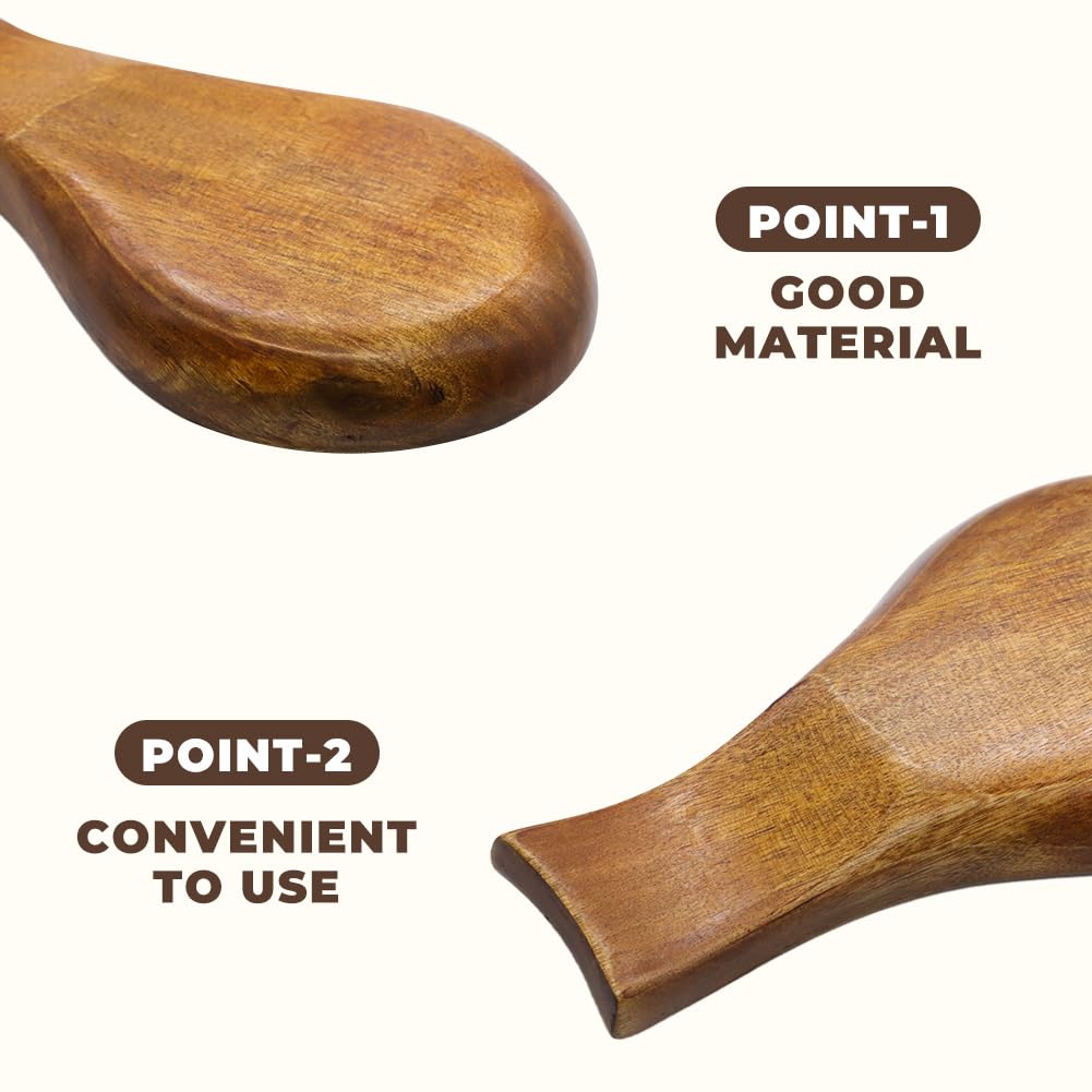 Spoon Rest For Stove Top, Wooden Spoon holder, Spoon Rest for Kitchen Counter, Stove Spoon Holder Perfect for Spatula, Spoon or Tong, Modern, Rustic & Smooth Spoon Rest as a Dining Table Decor