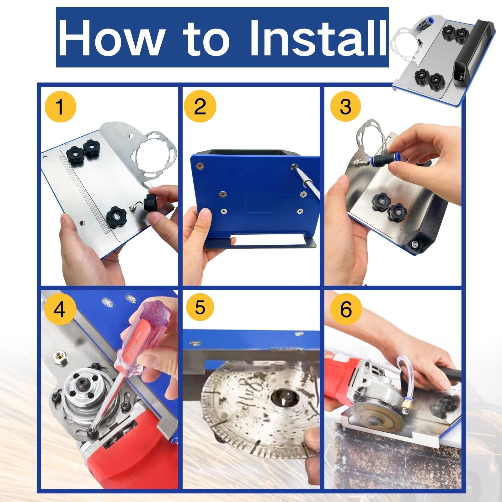 45 Degree Cutting Ceramic Stone Chamfering Tool,Angle Grinder Stand for Tile 45° Chamfer Cutting,Angle Grinder Stand Grinder Holder,Angle Grinder Tile Chamfer Stand for 100-Type Angle Grinders.