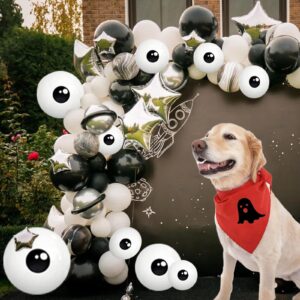 50PCS Eyeball Balloons - Latex Eye Balloons Halloween Decorations Garland Supplies for Birthday Baby Shower Party