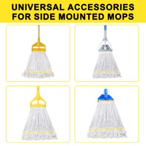 KeFanta 3 Pack Heavy Duty Commercial Mop Head Replacement,Looped End String Cotton Mop Heads,Industrial Wet Mop Refill for Floor Cleaning