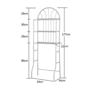 Over The Toilet Storage Rack,Metal 3 Shelf Bathroom Space Saver Over The Toilet Rack,Freestanding Space Saver Toilet Stands,Storage Organizer Accessories Bathroom Cabinet Tower Shelf