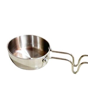 Satre Online and Marketing Stainless Steel Triply Flat Tadka Pan, Vagariya, Fry Pan, Steel Flat Tadka Pan, Size No. 7