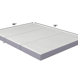 AFI, CoolSoft Queen 6 Inch Memory Foam Folding Mattress with Soft Knit Cover