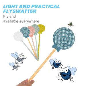 Fly Swatter, Funny Candy Shaped Fly Swatters,Long Handle Flyswatter,Heavy Duty,Fly Swatter for Home/Indoor/Outdoor/Classroom/Office