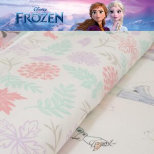 Franco Frozen 2 Kids Bedding Super Soft Premium Organic Cotton Duvet Cover with Sham, 2 Piece Twin Size, (Officially Licensed Product)