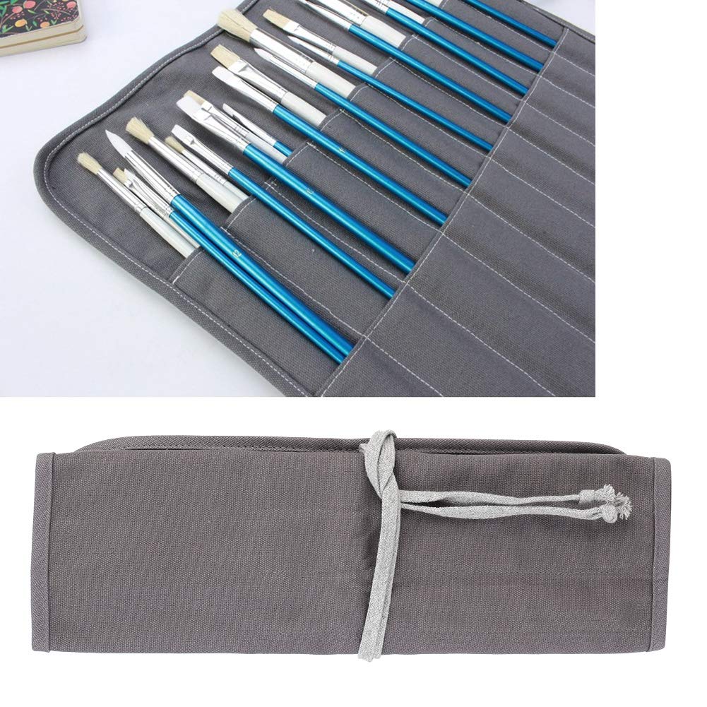 YOUTHINK Painting Brush Case, Brush Holder, Paint Brush Bag, Roll, Pen Case, Tool Holder, Case Holder, Brush Holder, Art Supplies, Painting, Watercolor Painting, Oil Painting