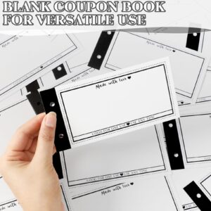 JULEASEL Blank Coupon Book for Him Her, 30 Personalized Vouchers Booklet for All Occasions | Unique Birthday Gifts, Fill In Your Own Coupon Ideas for Wife Husband Girlfriend Boyfriend Best Friend