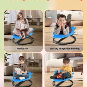 towigic Sensory Swivel Chair for Children with Autism,Chidren's Sensory Swivel Chair,Sensory Toy Chair Rotating Toy Chair,Balance Training,Concentration Training Sensory Control Swivel Chair