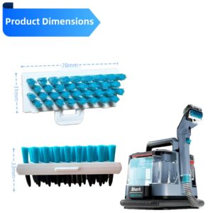 PX202BRN Tool Brush Replacement Parts Compatible With Shark StainStriker Portable Carpet PX201 PX202BRN PX203BRN CarpetXpert Upright EX201 R-EX200 R-EX201 EX150 EX151 Stain Striker Vacuum Brush,2 PCS