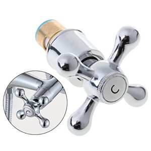 MinnowXY Bathroom Faucet for Cross Handle Faucet Trim for Bath Sink Faucet Handle for Kitchen Faucet Lavatory Tub Shower