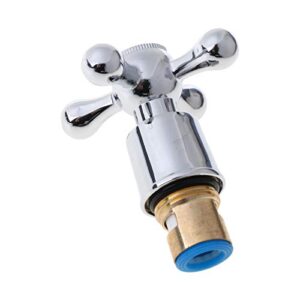 MinnowXY Bathroom Faucet for Cross Handle Faucet Trim for Bath Sink Faucet Handle for Kitchen Faucet Lavatory Tub Shower