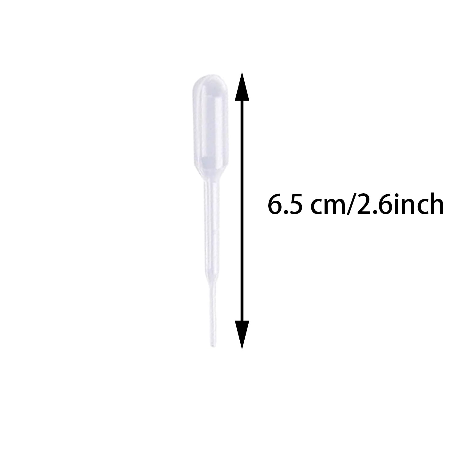 TAODAN 100PCS 0.2ml Capacity Disposable Graduated Pipettes Polyethylene Droppers Pipettes Suitable for Test Lab Chemistry Electronics Liquids