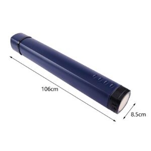 Nishiyuenyi Drawings Tube Document Storage Tube Telescopic Scrolls Carry Case Poster Storage Tube for Paintings, Drawings, Pictures, Blue