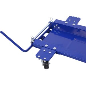 Motorcycle Dolly 1250 lbs. Widow Cruiser-Dolly Steel Motorcycle Dolly (Blue)