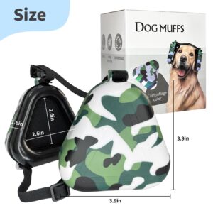 Dog Ear Muffs Noise Protection,uaidie Noise Cancelling Headphones for Dogs, Ear Covers for Hearing Protection and Anxiety - Camouflage