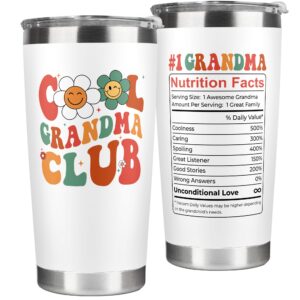 grandma gifts - christmas gifts for grandma, grandma birthday gifts - gifts for grandma from granddaughter, grandson, grandkids, grandchildren - gifts ideas for grandma, grandmother - 20 oz tumbler