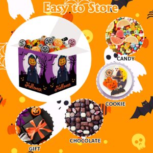 Halloween Candy Treat Box Set, 12 Pcs Treat Goodie Boxes Halloween Party Favors Boxes, Halloween Cardboard Funny Boxes for for Candy Snacks Cookie Small Gifts Halloween Party Supplies Kids Birthday