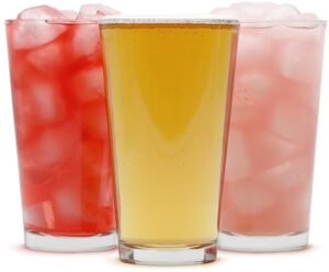 drinking glasses set of 12, large 20oz beer glasses, dishwasher safe glass cups for home & kitchen glassware, clear heavy base tall water glasses, great for iced tea glasses, bar glasses, milkshakes.