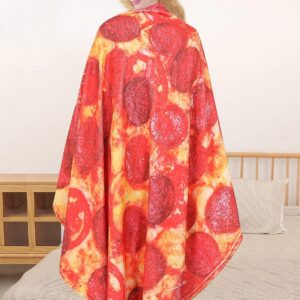 BENEDICT Pizza Blanket for Baby 36 inch Novelty Food Pizza Blanket Soft and Funny Flannel Blanket Suitable for Baby Gifts for Baby Shower Boy Girl