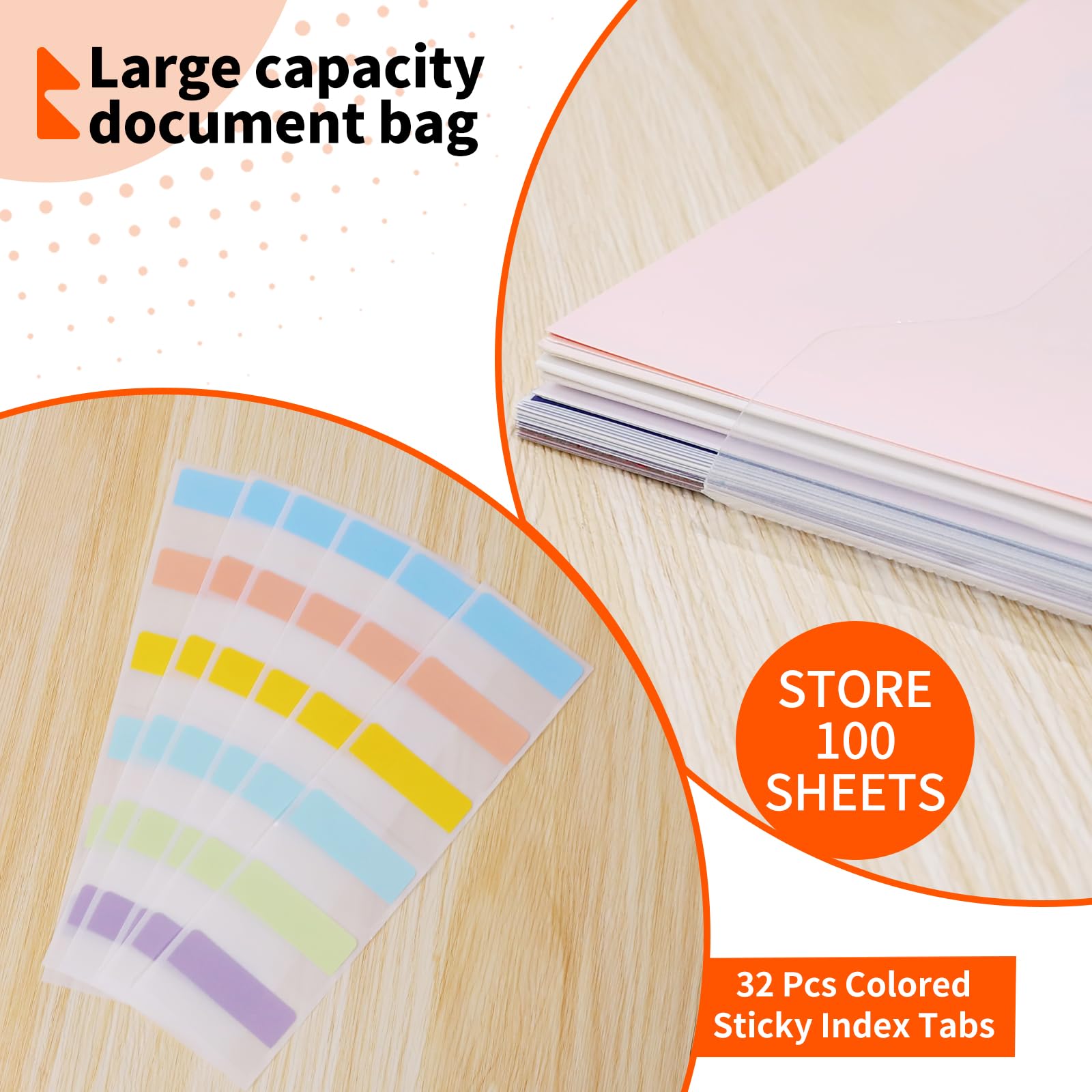 WRAPXPERT Scrapbook Paper Storage for Holding Scrapbook Paper Cardstock Vinyl Paper Paper File and Photo,12 x12 inch 24 Pieces