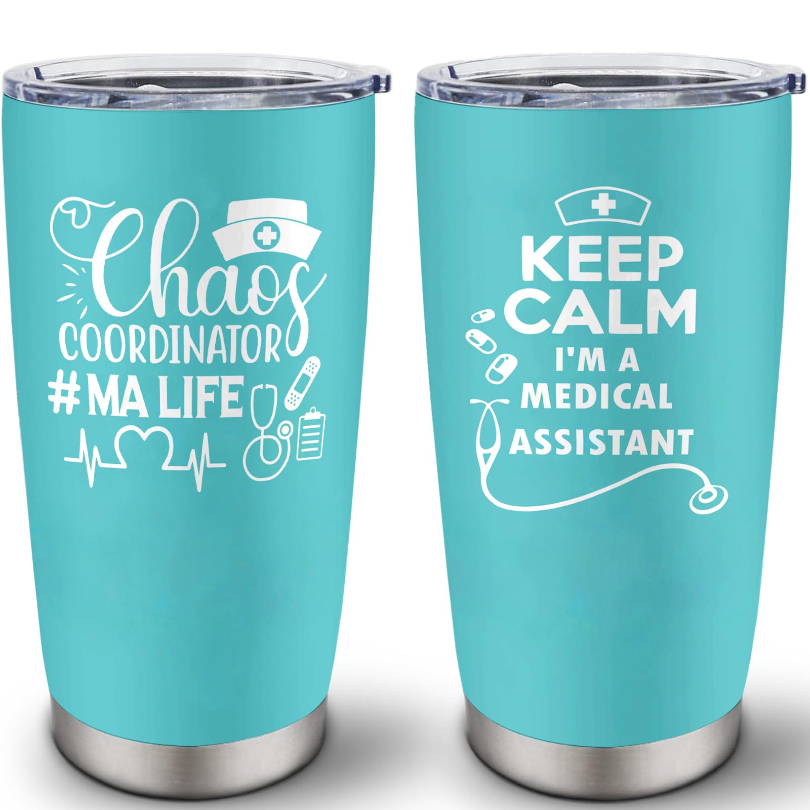 Louasedh Medical Assistant Gifts for Women, Medical Assistant Christmas Gifts, Gifts for Medical Assistants, Ma Appreciation Gifts, Best Medical Assistant Gifts 20 oz Tumbler