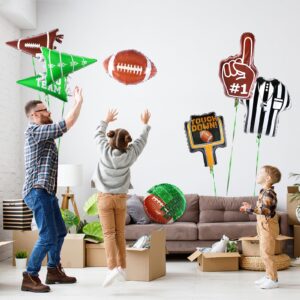 Football Party Decorations Football Shaped Foil Balloons,Touchdown Balloons for Football Birthday Party Football Game Tailgate Party Decorations