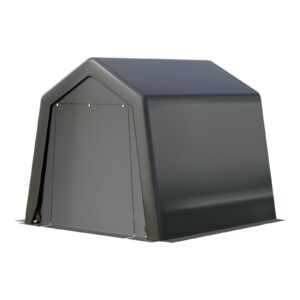 outdoor storage shelter shed, portable storage shed, portable garage with roll-up zipper door, temporary shelter portable storage tents heavy duty outdoor carport for motorcycle, bike, gardening tools