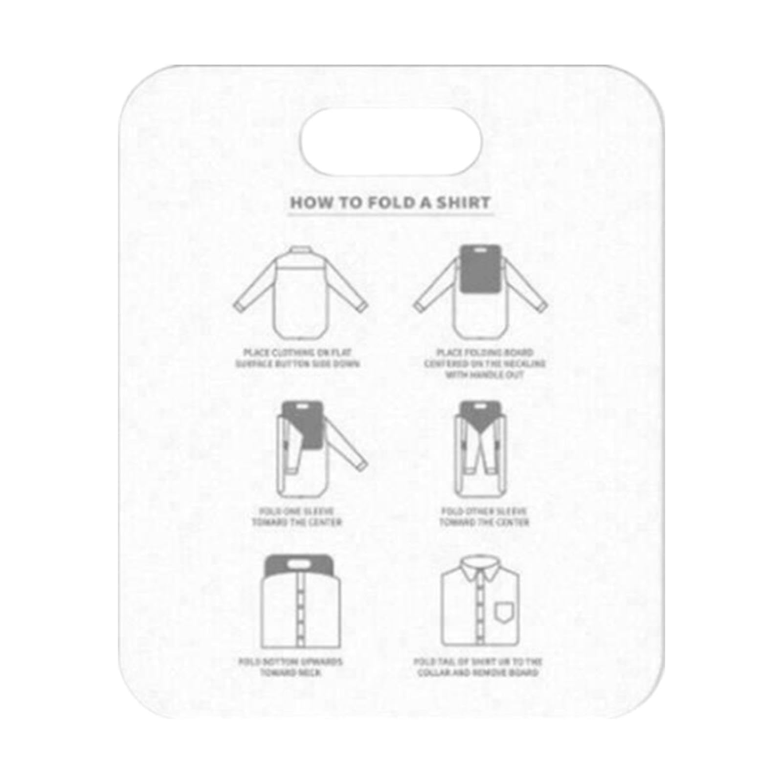 Shirt Folder - Clothing Folding Board | Creative Lazy Folding Board for Home, T-Shirt Clothes Folder, Easy and Fast Folding Helper, for Adults and Children, Convenient Folding Boards