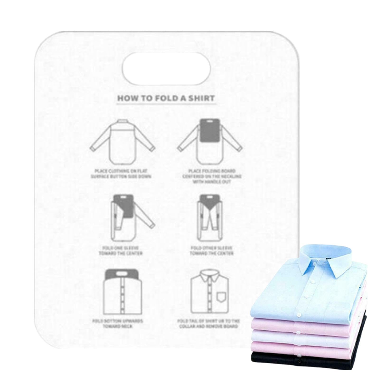 Shirt Folder - Clothing Folding Board | Creative Lazy Folding Board for Home, T-Shirt Clothes Folder, Easy and Fast Folding Helper, for Adults and Children, Convenient Folding Boards