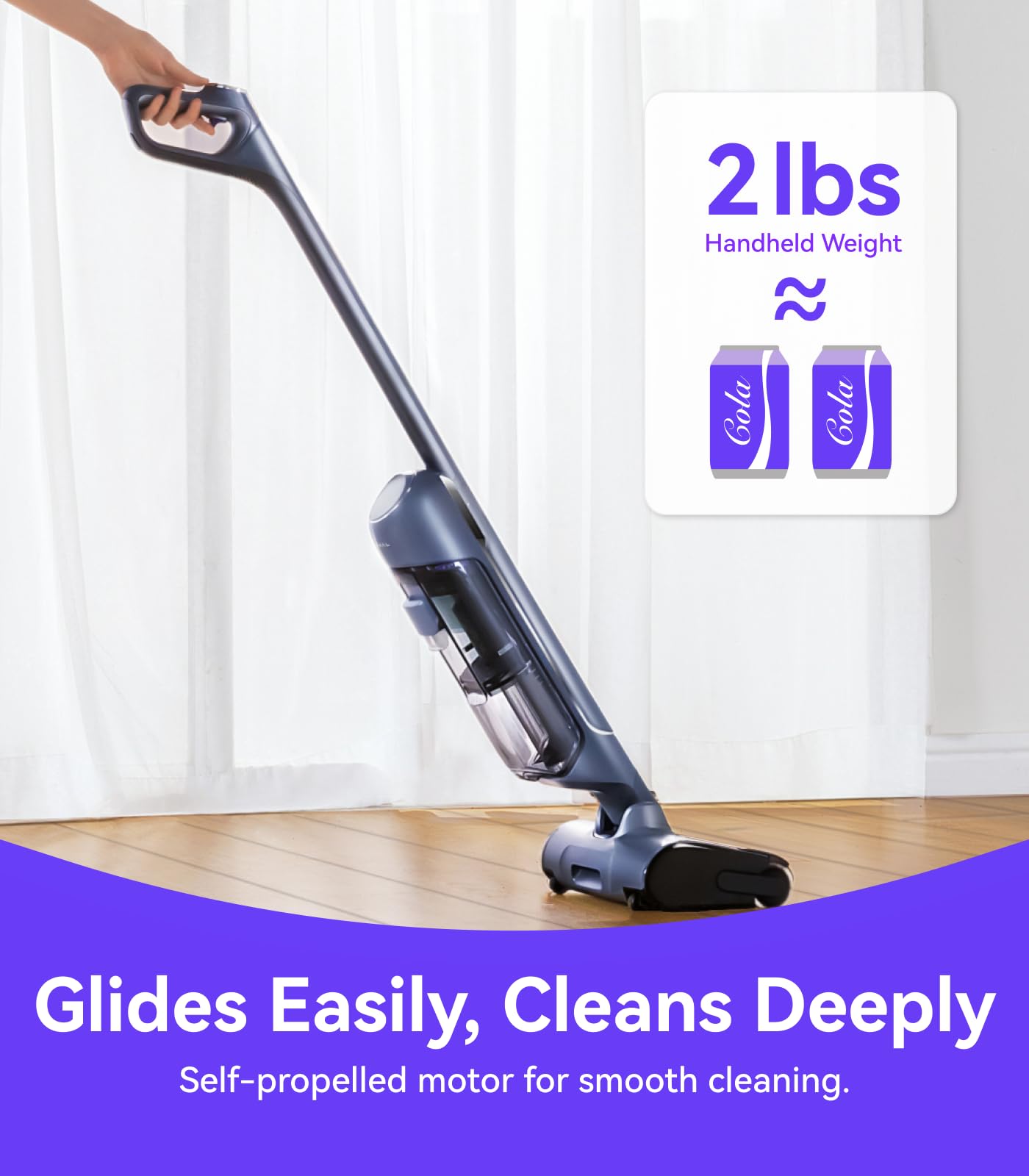 NARWAL S20 Pro Cordless Vacuum Mop with Self-Cleaning, Wet Dry Vacuum Cleaner for Hard Floors, Ideal for Families with Kids and Pets