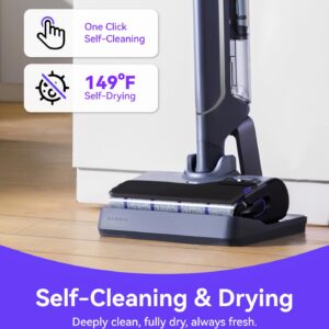 NARWAL S20 Pro Cordless Vacuum Mop with Self-Cleaning, Wet Dry Vacuum Cleaner for Hard Floors, Ideal for Families with Kids and Pets