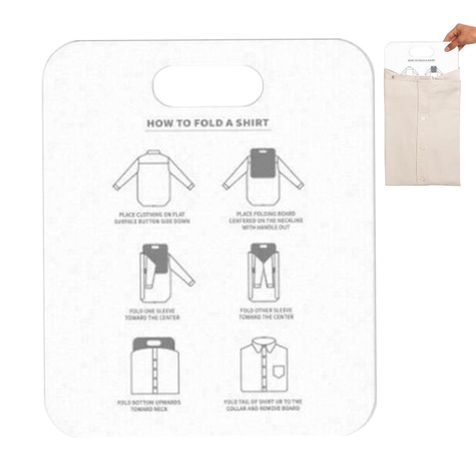 Shirt Folder - Clothing Folding Board | Creative Lazy Folding Board for Home, T-Shirt Clothes Folder, Easy and Fast Folding Helper, for Adults and Children, Convenient Folding Boards