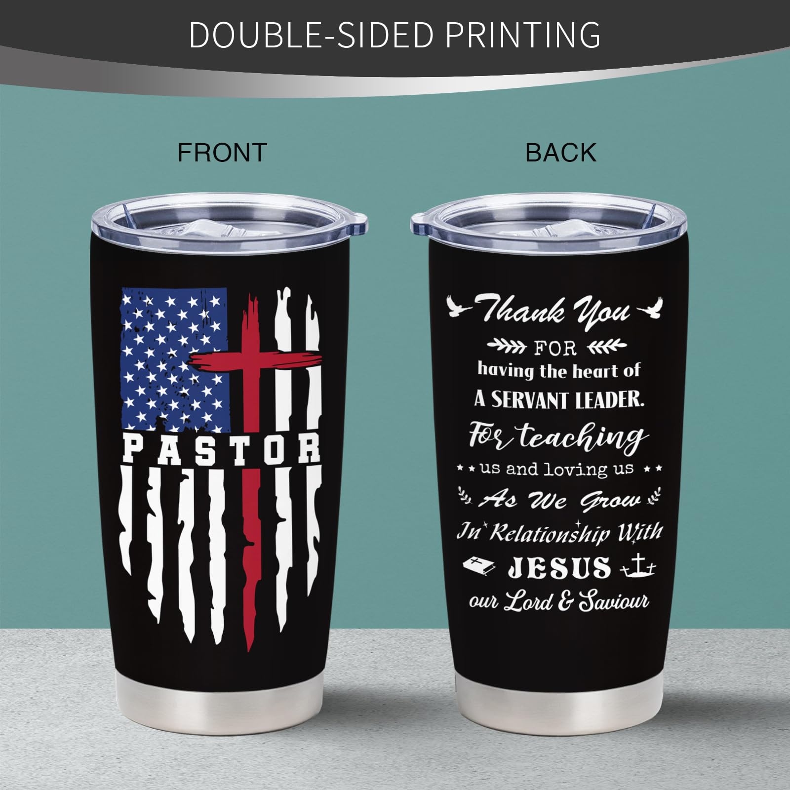 Gtdodcsd Christmas Pastor Appreciation Gifts, Pastor Gifts for Men Tumbler 20oz, Pastor Appreciation Gifts for Men, gifts for pastor appreciation, Christian Gifts For Men 20 OZ