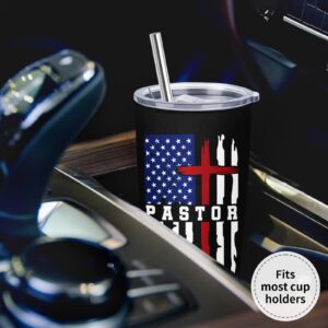 Gtdodcsd Christmas Pastor Appreciation Gifts, Pastor Gifts for Men Tumbler 20oz, Pastor Appreciation Gifts for Men, gifts for pastor appreciation, Christian Gifts For Men 20 OZ