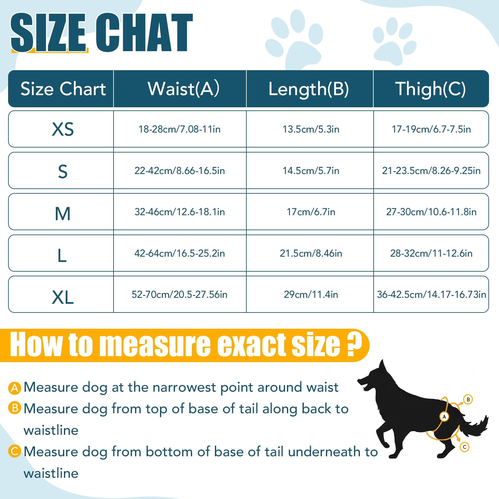 XPCARE Dog Diaper Female (4 Pack) - Washable Reusable Durable Dog Diapers - Highly Absorbent Female Dog Diapers - Dog Aiaper for Dogs in Heat,Incontinence or Excitatory Urination(M)