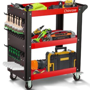 3-tier tool carts with wheels,heavy duty service cart with wheels,load 1000 capacity,for factories, workshops,garage,repair shop and warehouse