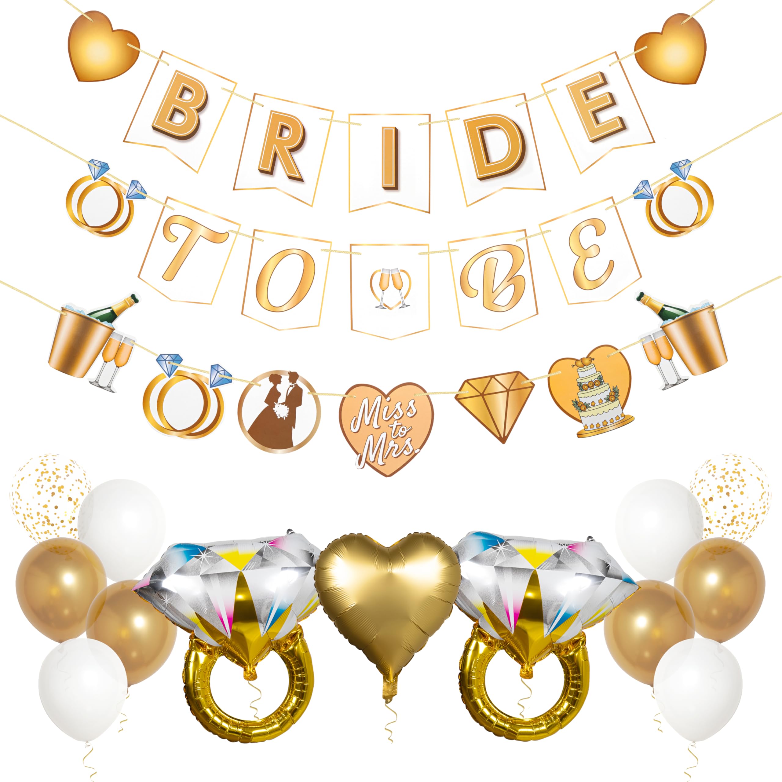 Pirese Bride to Be Banner, Bride to Be Sign, Bridal Shower Banner | Bridal Shower Decorations | Bride to Be Decorations | Bridal Party Decorations | Bachelorette Party Decorations, Bachelorette Banner