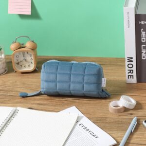 Mr. Pen- Large Capacity Pillow Pencil Case, Blue Pencil Pouch, Pencil Bag, Pen Case, Pen Pouch, Pen Bag, Pencil Pouches, Pencil Bags, School Pencil Case, College Pencil Case, Makeup Pouch