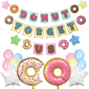 pirese donut forget us party decorations, goodbye party decorations for coworker, farewell decorations party | retirement party decorations | going away party decorations| coworker leaving decorations