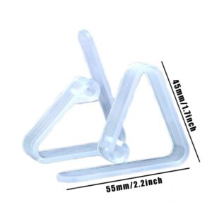 GERILKAI 32 Pcs Tablecloth Clips - Clear Plastic Table Cloth Hold Clips -Outdoor Tablecloth Clips for Home Wedding Party Indoor Outdoor Events