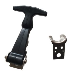 Hanfork Genie Lift Latch 45363, 45363GT Rubber Hood Latch Genie Lift Parts Compatible for Genie Boom Lift S-100 S-105 S-120 S-125 S-60 S-65 S-80 S-85