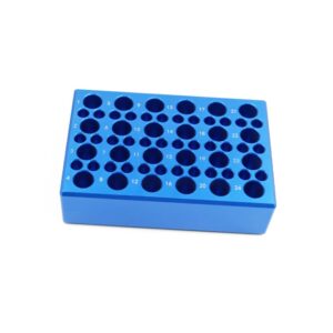 LSVERDE 1 Pcs Aluminum Cooler Cooling Block PCR Test Tube Racks, 24-Well for 1.5ml /2ml Tubes, 36-Well for 0.2ml PCR Tubes