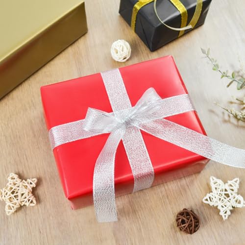 VISPAD Dark Gold Gift Wrapping Paper 17 Inches X 32.8 Feet, Solid Color Matte Paper, Perfect for Wedding, Birthday, Christmas, Valentine's Day, Baby Shower