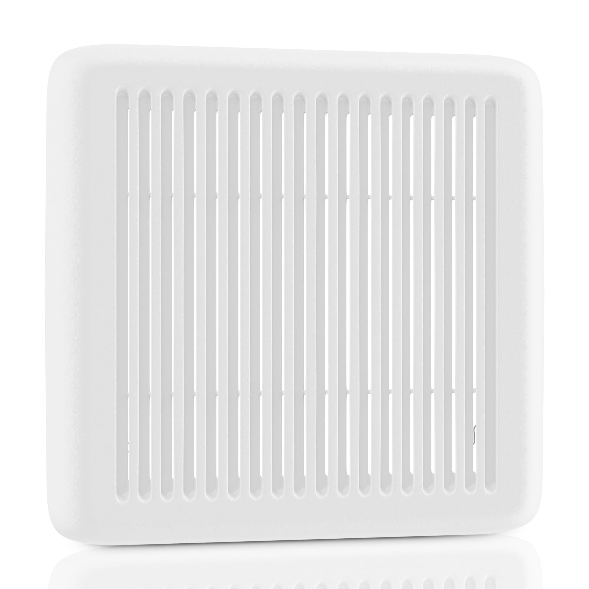 MAYITOP Bathroom Vent Cover FGR300S with Springs - Replacement Grille for Broan Nutone Roomside Bathroom Vent Fan Cover dimensions: 11.25 x 11.75 x 1 inches, Housing: 9.25 x 10 inches, White