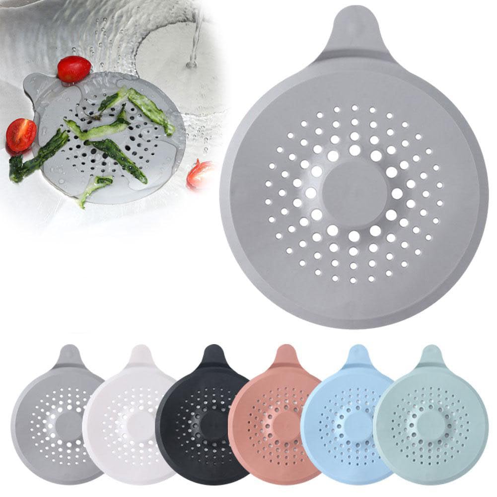 Drain Hair Catcher,Silicone Drain Protector,Bathroom Kitchen Sink Drain Strainer,Hair Catcher Shower Drain Covers Protector,Silicone Hair Strainer for Bathtub, Bathroom,Easy to Install and Clean